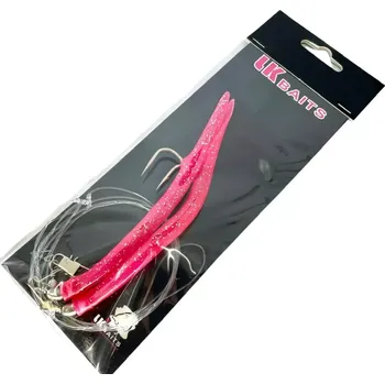 LK Baits návazec na tresky papriky 12/0 14cm UV Pink