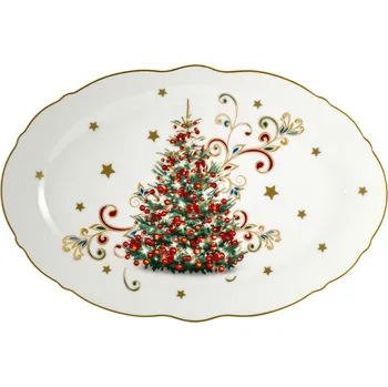 Porcelánový talíř 36 x 24 cm