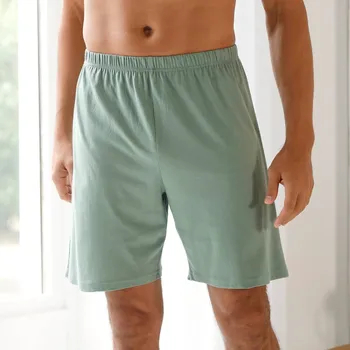 Dámské pyžamo Blancheporte Pyžamové jednobarevné šortky zelená 36/38