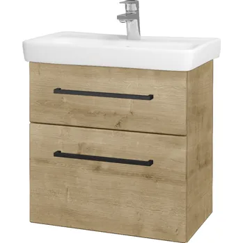 Koupelnový nábytek Dřevojas - Umyvadlová skříňka GO SZZ2 60 - D09 Arlington / Úchytka T06 / D09 Arlington 148591H