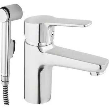 Vodovodní baterie Rubineta - Umyvadlová baterie s bidetovou sprškou UNO-17 OLBAUN17