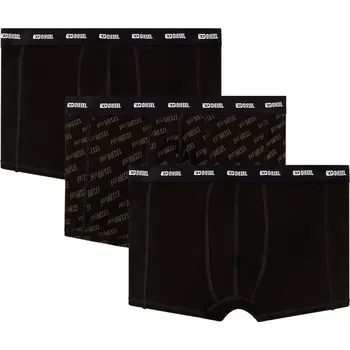 Boxerky SPODNÍ PRÁDLO DIESEL DAMIEN-UTLT-3PACK BOXER-SHORTS BLACK