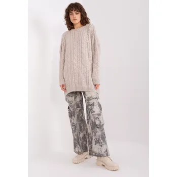 Dámský svetr Jumper BA SW 8010 1.37X béžová jedna velikost