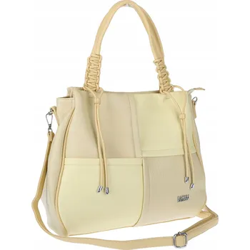 COVERI COLLECTION kabelka eko kůže žlutá