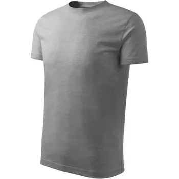 Dívčí oblečení Tričko Malfini Basic Free Jr MLI-F3812 tmavě šedá melanžová 158 cm/12 let