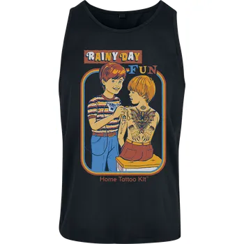 Pánské tílko Tílko z Steven Rhodes - Domácí tetovací sada - Muži - černá
