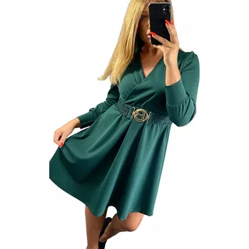 Dámské šaty Genesy koktejlové šaty glamour midi velikost 42