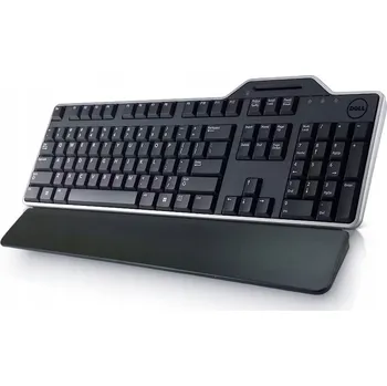 Klávesnice Klávesnice Dell KB813t USB s čtečkou čipových karet a opěrkou zápěstí