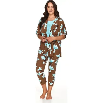 Dámský župan Dámský župan 2715 MARIJA 2XL-3XL Hnědá 2XL