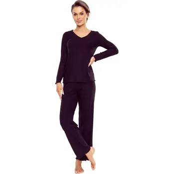 DÁMSKÉ PYŽAMO ROSARIA PLUS černá 3xl