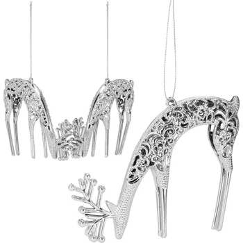 Vánoční dekorace Springos CA1064 VÁNOČNÍ OZDOBY 15,5X10X2,7 CM 2 KS.