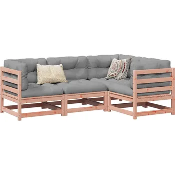 Zahradní lavice zahrada-XL 4dílná zahradní sedací souprava s poduškami masivní douglaska 3299414