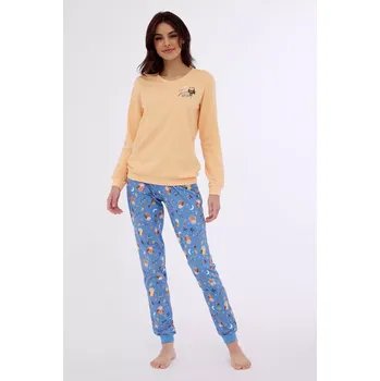 DÁMSKÉ PYŽAMO DR 467/373 SOVY oranžová XXL