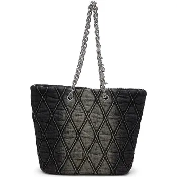 KABELKA DIESEL CHARM-D SHOPPER M SHOPPING BAG BLACK