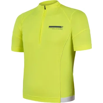 cyklistický dres Pánský dres kr.rukáv SENSOR CYKLO COOLMAX ENTRY neon yellow L