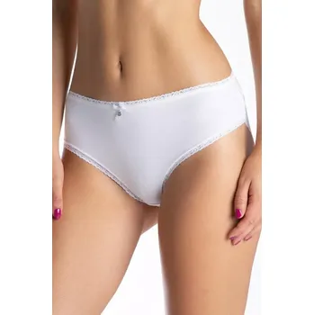 Dámské spodní prádlo Dámské kalhotky BIKINI L-4000BI-01 bílá XL