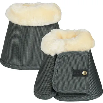 Koňské kamaše Horze Zvony pro koně s kožešinou Lincoln Barva: Šedá, Velikost: XL