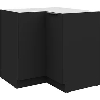 Kuchyňská linka Nábytek PEGAS s.r.o. Dolní skřínka SIENA - 90x90 DN 2F BB, Černá mat/Černá mat