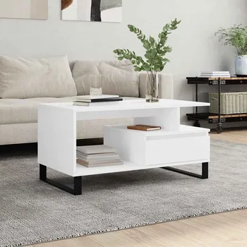 Konferenční stolek Nábytek XL Konferenční stolek 90x49x45 cm kompozitní dřevo 831028