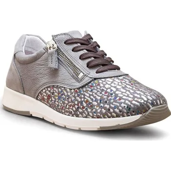 Dámské pantofle PédiConfort PEDICONFORT Kožené derbies Hallux Confort pro vbočený palec šedá 37