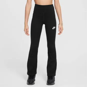 Dívčí legíny Nike Sportswear Favorites Big Kids' (Girls') Flared Leggings Black/White 11-12 let