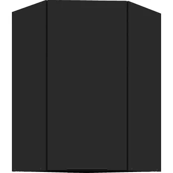 Kuchyňská linka Nábytek PEGAS s.r.o. Horní skřínka SIENA - 60x60 GN-90 1F (45°), Černá mat/Černá mat