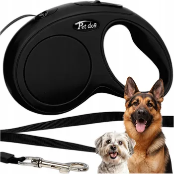 Vodítko pro psa SMYCZ AUTOMATYCZNA DLA PSA KOTA FLEXI 5 M NAVÍJECÍ SILNÉ S BRZDOU DO 20 KG