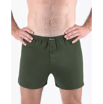 Pánské spodní prádlo Pánské volné trenky GINO 75194P modrá XXL/3XL