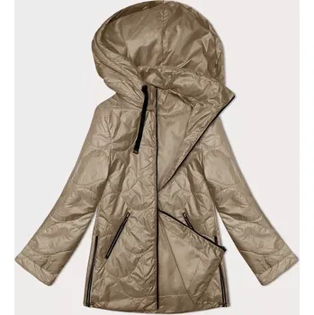 Dámská bunda Lehce zateplená prošívaná dámská bunda v barvě cappuccino S'West (B8242-12) odstíny béžové 50