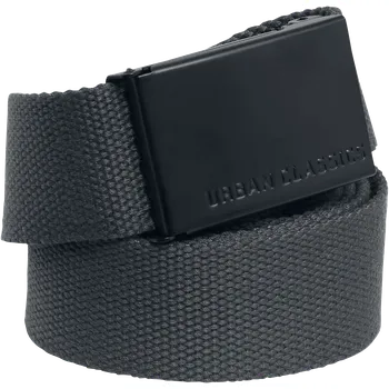 Opasek Opasek z Urban Classics - Canvas Belt charcoal/černá