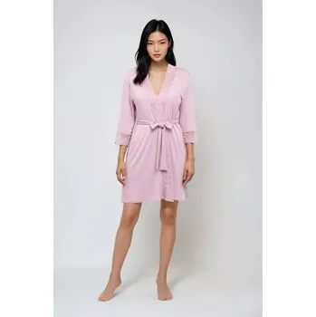 Dámský župan Župan Jane Pink - Babella XXL