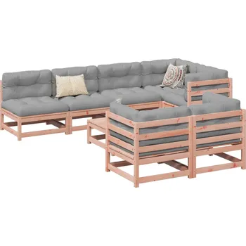 Zahradní lavice zahrada-XL 8dílná zahradní sedací souprava masivní dřevo douglasky 3299344