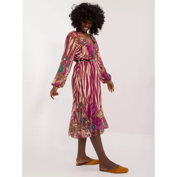 Dámské šaty Šaty DHJ SK 10536N 6.47 fialová jedna velikost