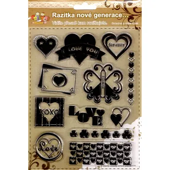 Dětské zboží Razítka gelová - láska, I love you, for ever