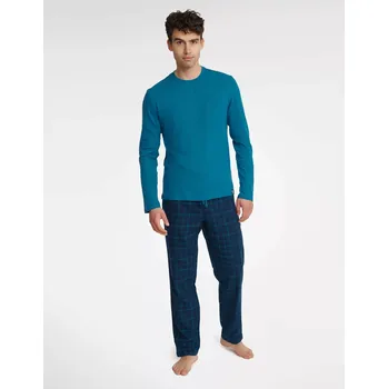 Pánská móda Neobvyklé pyžamo 40947-55X Modrá - Henderson XXL