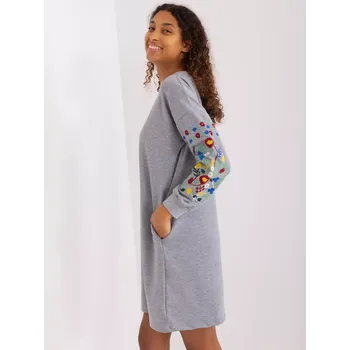 Dámské šaty RV SK 8979 šaty.94P šedá L/XL