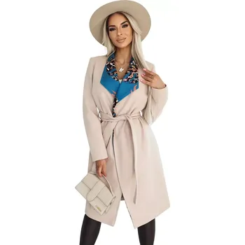 Dámský kabát 582-1 - NUMOCO Béžová L
