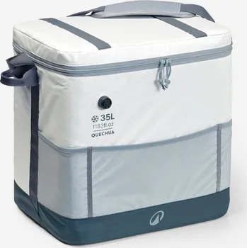 QUECHUA Kempinkový chladicí box 500 Fresh 35 l ŠEDÁ