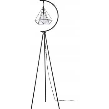 Stojací lampa Stojací lampa Austell kovová 171 cm černá/bílá