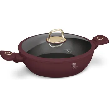 Hrnec BERLINGERHAUS Kastrol s titanovým povrchem a poklicí 28 cm Leonardo Collection BH-8038
