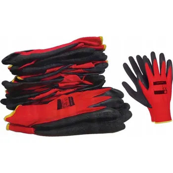 Pracovní rukavice Pracovní rukavice INDEX BOZP latexové krátké velikost 10 - XL 10 párů