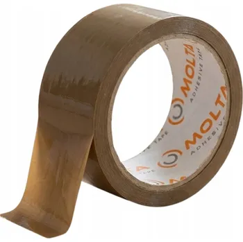 Balicí páska Molta průhledná, hnědá šířka 48 mm délka 60 m 1 ks