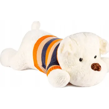 plyšák Miś Gustaw Velký pes Dexter Plyšák bílý 150 cm