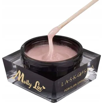 Lak na nehty Molly Lac Builder Foundation Gel 15ml béžová a hnědá