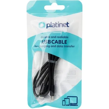 Počítač Platinet Nabíjecí Kabel USB-C - USB-C 3A, 60W, 1m, černý