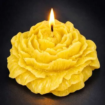 Svíčka Vonná svíčka Pivoňka | 70 g | Svíčkománie3D | Barva: Žlutá