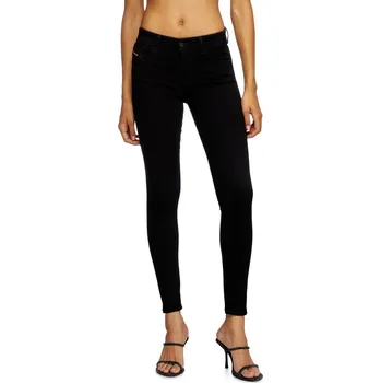 Dámské džíny DŽÍNY DIESEL 2017 SLANDY TROUSERS BLACK/DENIM