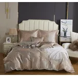 POVLEČENÍ 160x200 SATÉNOVÉ BAVLNĚNÉ, SADA 3 DÍLNÉ ELEGANTNÍ VÝŠIVKA AT013