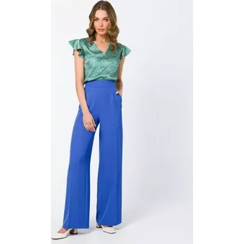 Dámská košile S331 Halenka bez rukávů - modrá EU XL