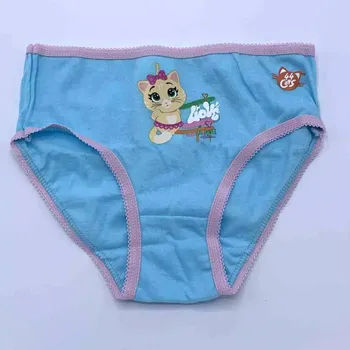 Dívčí kalhotky tyrkysové, Kočička 98/104 (Kalhotky s kočkou, kočka)